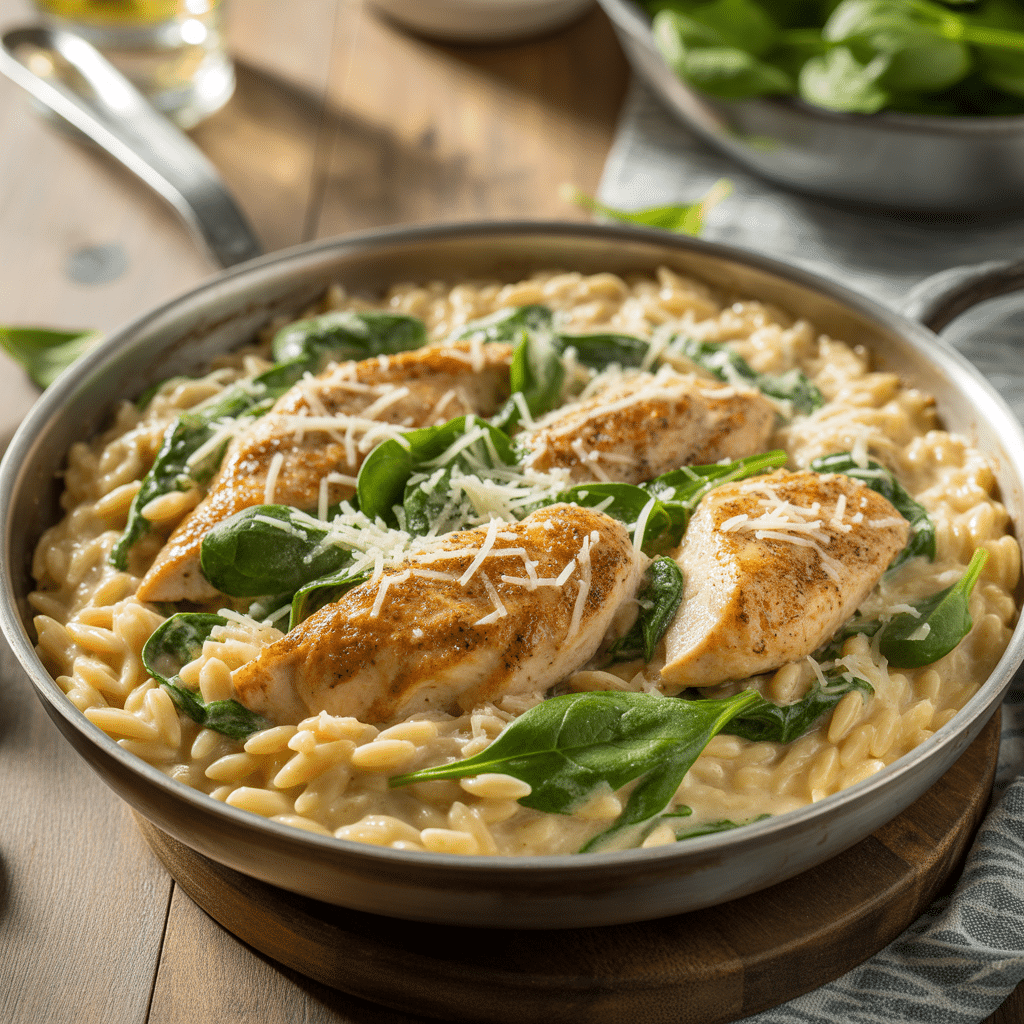 Creamy Chicken Alfredo Orzo Skillet: Your New Favorite Weeknight Meal